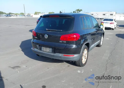 2014 Volkswagen Tiguan Se from USA, damaged, VIN WVGAV3AX0EW511744